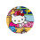 Hello Kitty animated mouse pad round non-slip desk pad 1