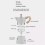 Moka Pot Aluminum Espresso Maker 150 mL 6
