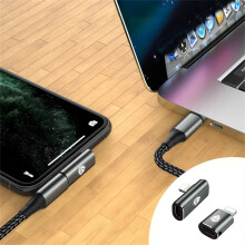 USB-C to Lightning Adapter for iOS Devices Black