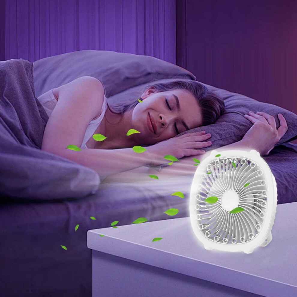 Small Rechargeable Desktop Fan For Dormitory Use 9023022678683