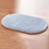 Limei bathroom rug non-slip microfiber oval 23.6x15.1 in 2