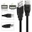 USB to FireWire Adapter Cable 6-Pin Female USB 2.0 AM 3