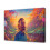 Bearded Man Valley Sunset Canvas Poster 8x12 inch 1