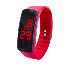 LED digital bracelet watch for kids silica gel sports watch