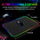 Gaming Mouse Pad RGB LED Black 3