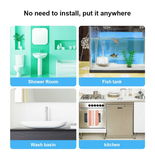 Water Leak Detector with 90dB Alarm for Kitchen Bathroom 1