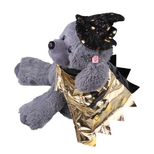 Pet Hat and Cape Set Adjustable Color Block Design