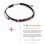 Jacenvly Beaded Bracelet Adjustable Gift for Family 1