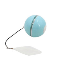(Light blue) Automatic LED Intelligent Cat Ball, Interactive Cat Toys Ball with LED Light