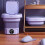 LINKPAL portable washing machine 8L purple 7