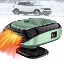 (24V, green) Car Heaters for Vehicle,Upgrade 2 in 1 Heating Cooling Fast Windshield Defrost