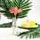 Limei artificial palm leaves tropical decor 12 pack 4