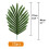 Limei artificial palm leaves tropical decor 12 pack 7
