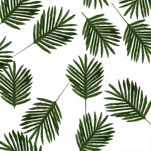 Limei artificial palm leaves tropical decor 12 pack 2