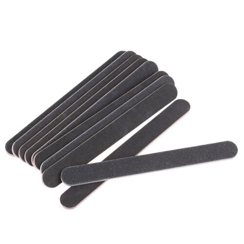 Limei nail files black 100/180 grit 20 pack 1