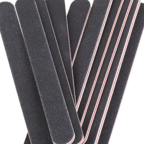 Limei nail files black 100/180 grit 20 pack 2