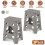 Folding Step Stool 17.9" 220 lbs Grey 2PCS 3