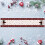 Christmas table flags embroidered deer linen 2 pcs 5
