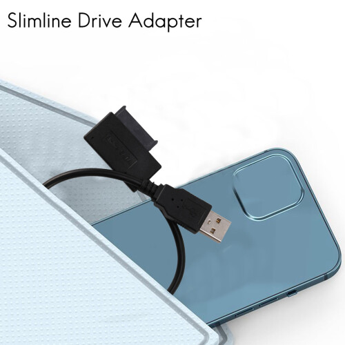 USB 2.0 to Mini SATA II Adapter Cable 13Pin 2
