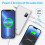 Portable Charger 10000mAh with Built-in AC Plug White 5
