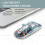 Wireless Bluetooth Transparent Mouse with Bass 5