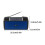 Jacenvly solar-powered sound system with FM radio and 4