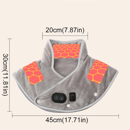 USB Neck and Shoulder Massager with Heat 3 Speeds 1