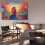 Bearded Man Valley Sunset Canvas Poster 8x12 inch 6