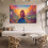 Bearded Man Valley Sunset Canvas Poster 8x12 inch 7