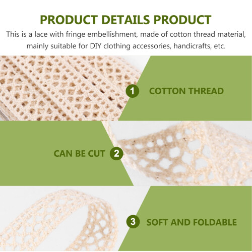 Trim Ribbon Crochet Edge 10 Yards 1