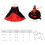 Pet Hat and Cape Set Adjustable Color Block Design 2