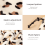 Leopard Print Christmas Hat for Pets 1 Piece 3