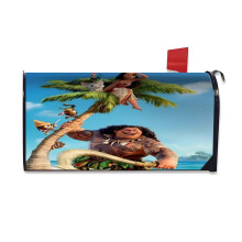 Moana mailbox cover personalized double-sided 25.5x21 inch