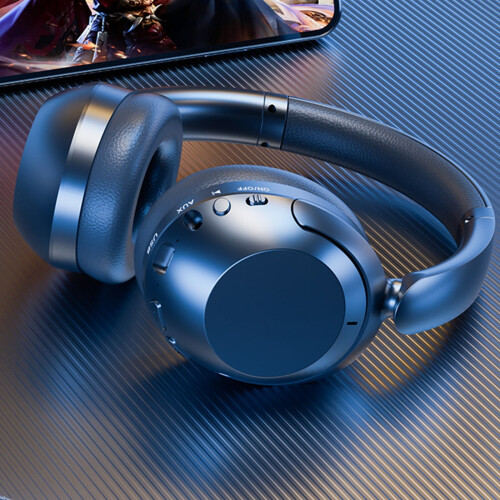 Jacenvly over-ear headphones wired wireless with mic 1 pair 1