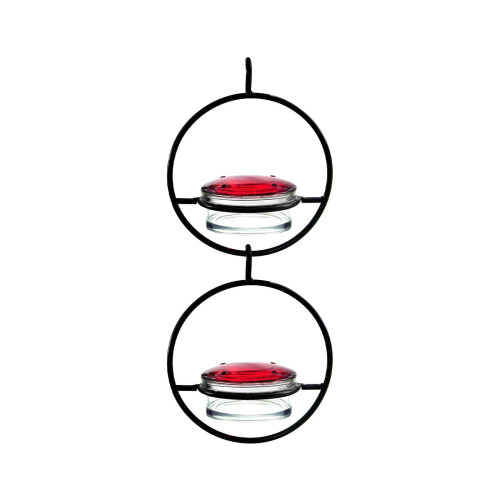 BAILANku Hummingbird Feeder Metal Frame Circular 1pc 1
