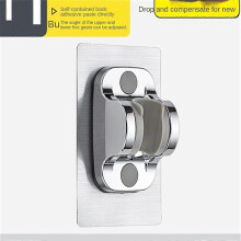 (Thickened silver) Hand Shower Holder No Drilling, Adhesive Adjustable Shower Holder Shower Holder, Waterproof