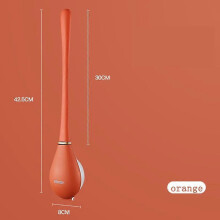 (A01) Bathroom Cleaning Brush Set Silicone Brush Head Toilet Brush Wall-Mounted Automatic Opening Closing No