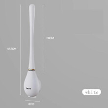 (A03) Bathroom Cleaning Brush Set Silicone Brush Head Toilet Brush Wall-Mounted Automatic Opening Closing No