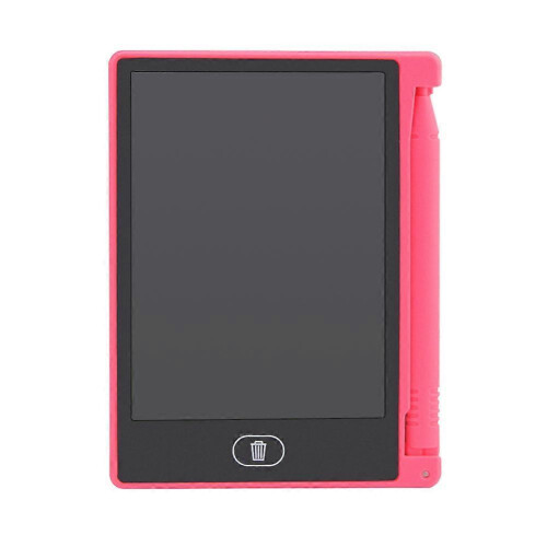 (pink) Electronic LCD Digital Writing Tablet Drawing Board Graphics Kids Gift Fun