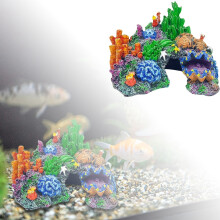 Aquarium Background Coral Decoration Resin Stone 1pc