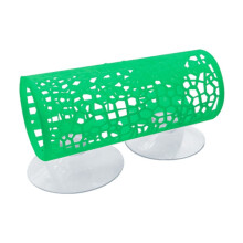 Fish tunnel toy black small-hole hollow hideout for guppies
