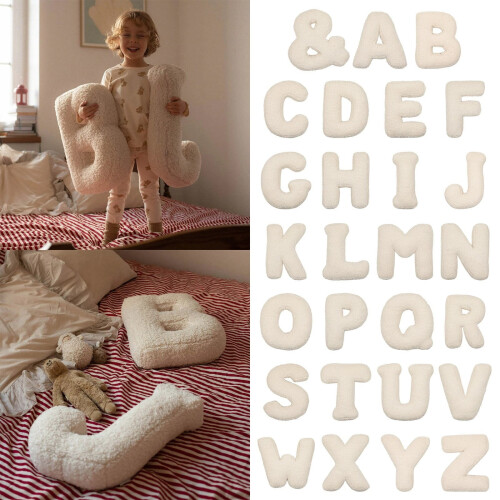 Halloween alphabet pillow for children 26 letters 2