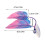 Aquarium Decor Leaves with Suction Cup 6 pcs 2