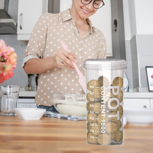 Kitchen Sealed Storage Jars for Grains and Cereals 1