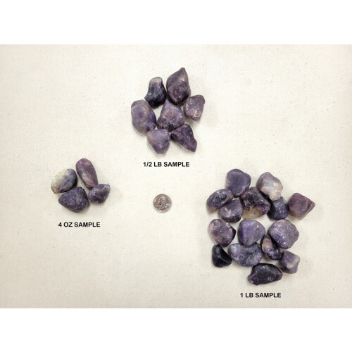 Lepidolite crystal stones from India polished bulk 2