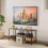 TV Stand 50 inch Rustic Brown 3-Tier with Storage 5