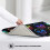 Memory Foam Bath Mat Yellow Gray Pattern Non-Slip 20x30 Inch 4