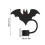 3D bat silicone straw covers 10 mm reusable 3