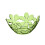 Transparent Petal-Shaped Fruit Plate Plastic 1 Piece 1