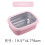 Stainless Steel Lunch Box with Lid 1.2L 1